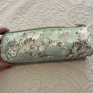 Pencil Pouch~Floral Green